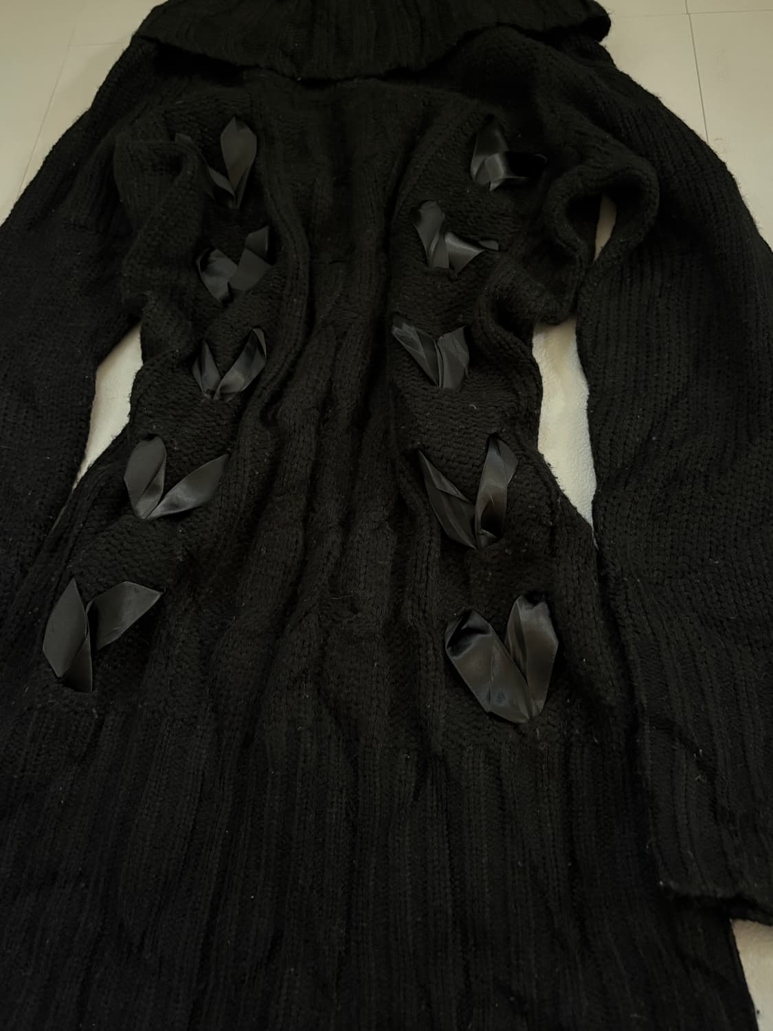 • black eyelet knitwear 상품이미지4