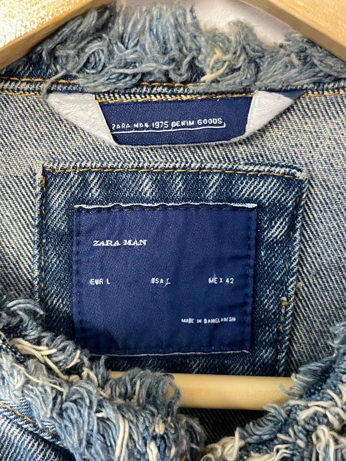 자라 맨 데님 자켓  상품이미지7