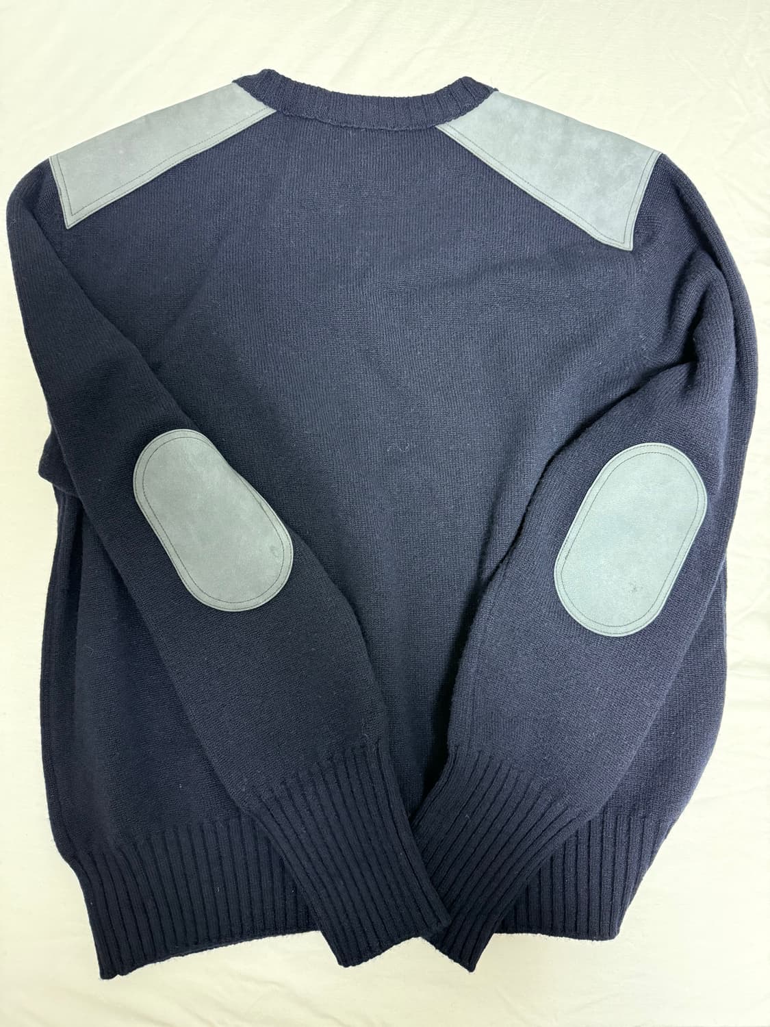 이얼즈어고 메리노 울 니트 네이비 m사이즈 상품이미지2