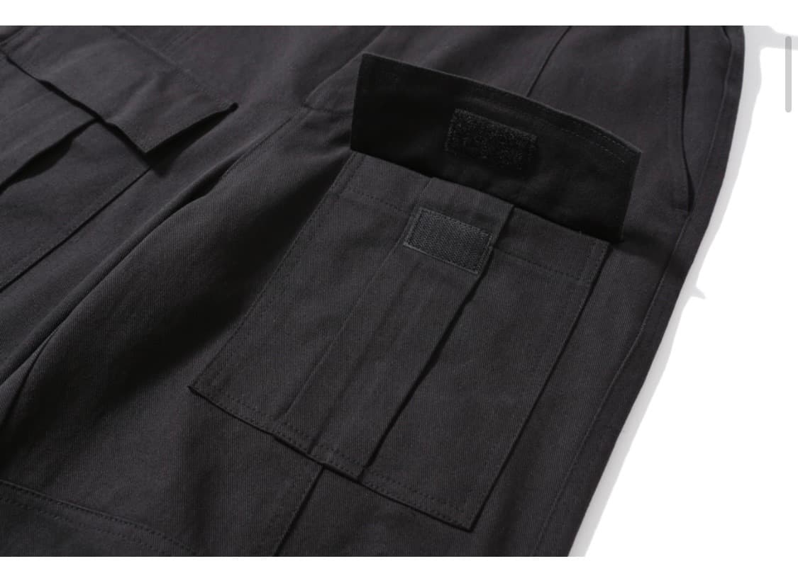 로어링라드 플레어 카고 팬츠 블랙 상품이미지6