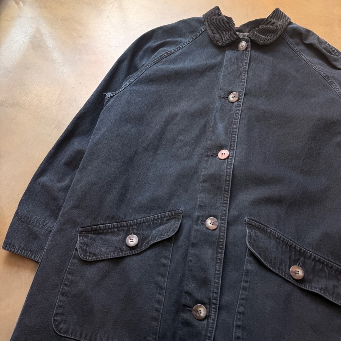 엘엘빈  블랙다잉 내피포함 롱 코트 상품이미지2