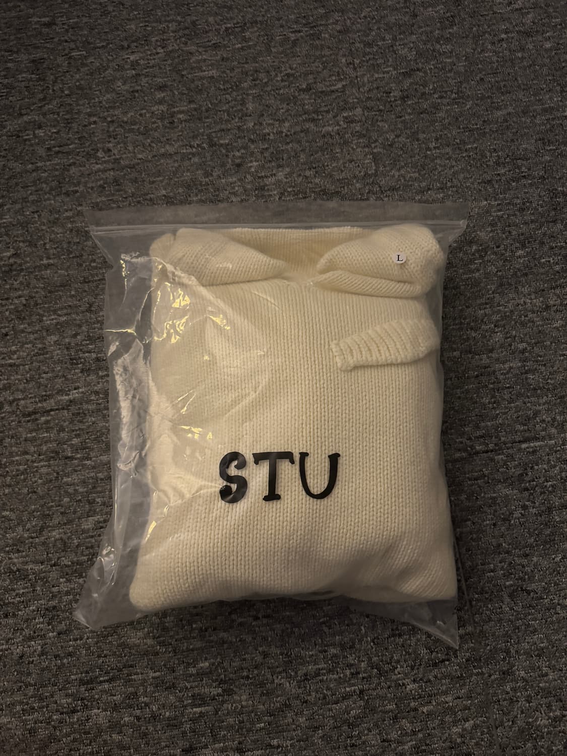 Stu 카라니트 L사이즈 상품이미지3