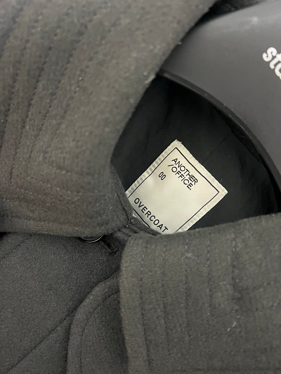 어나더오피스 voyager balmacaan coat graphite 상품이미지6