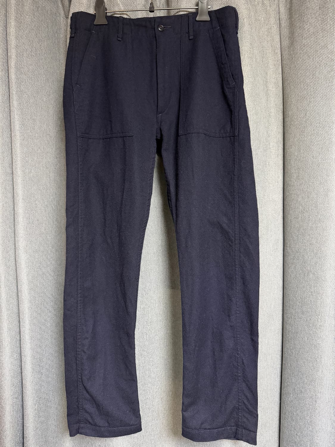 오어슬로우 퍼티그팬츠 울100  네이비 3사이즈 상품이미지1