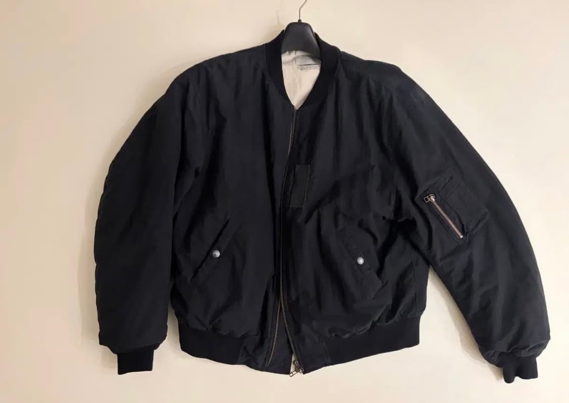 아워셀브스 빈티지 워시드 ma-1 블랙 3사이즈 상품이미지2