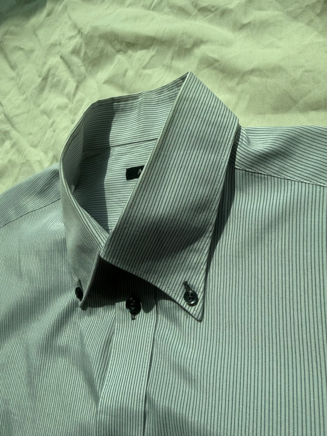 블랙버튼 스트라이프 셔츠 상품이미지2