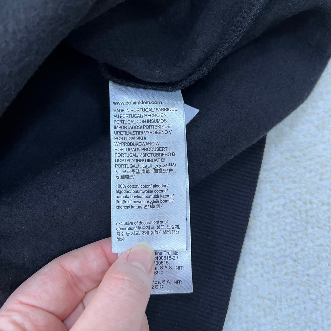 XL 캘빈클라인진스 로고 긴팔 맨투맨 0304M 상품이미지3