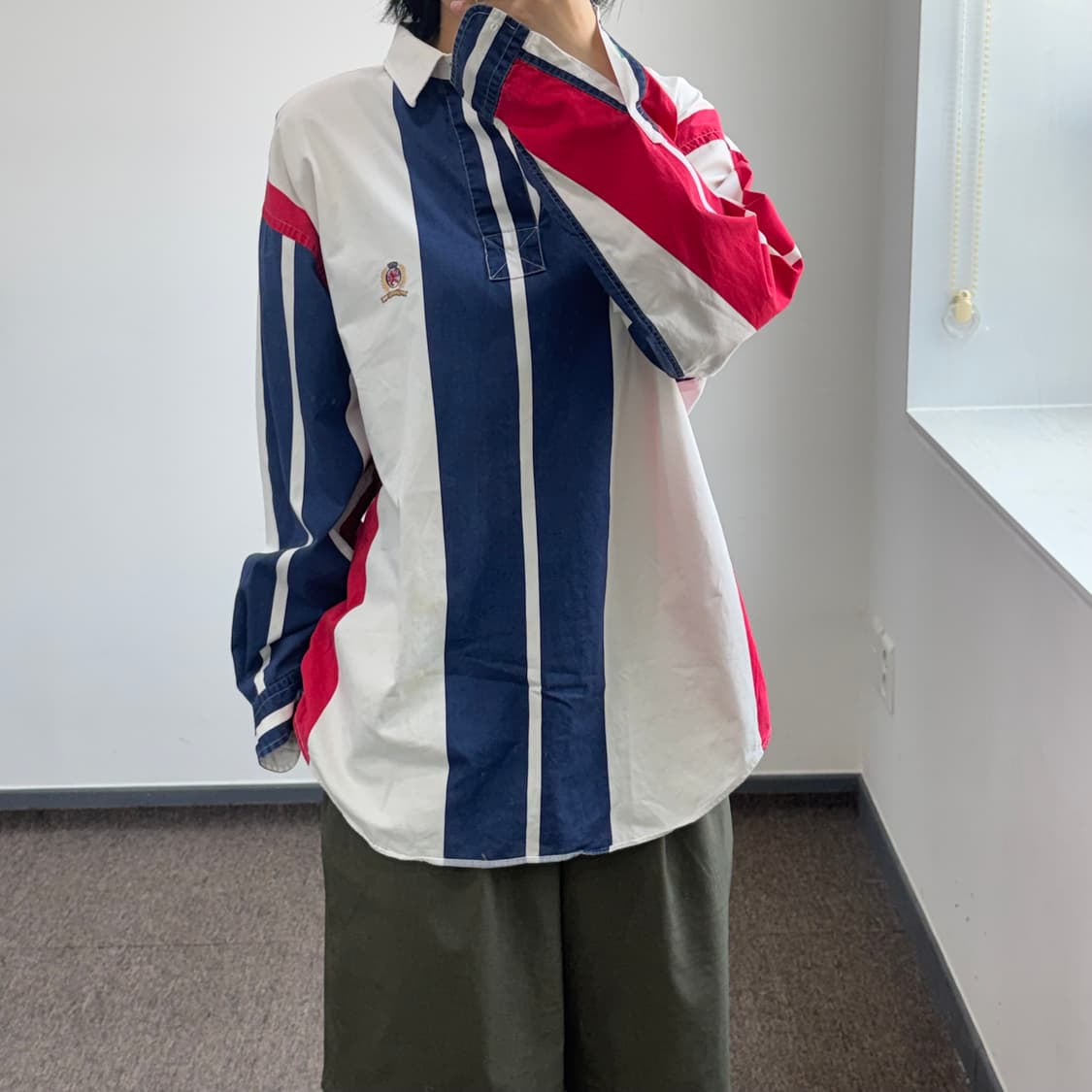 Tommy Hilfiger 타미힐피거 스트라이프 셔츠 상품이미지1