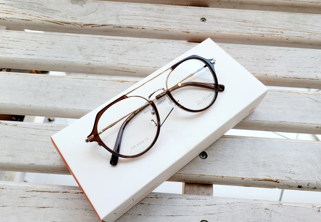 PHF-5259A 폴휴먼 안경(실버브라운콤비) 상품이미지2
