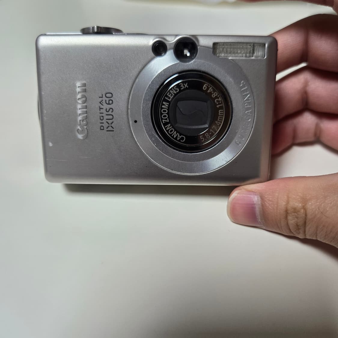 캐논 디지털 익서스 60 은색 카메라 상품이미지1