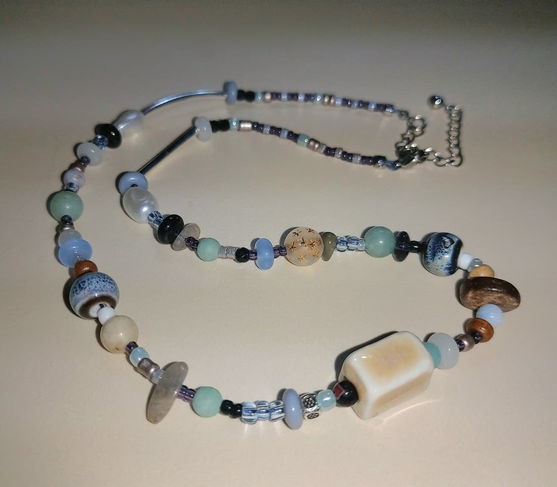 세라믹 비즈 목걸이 상품이미지1