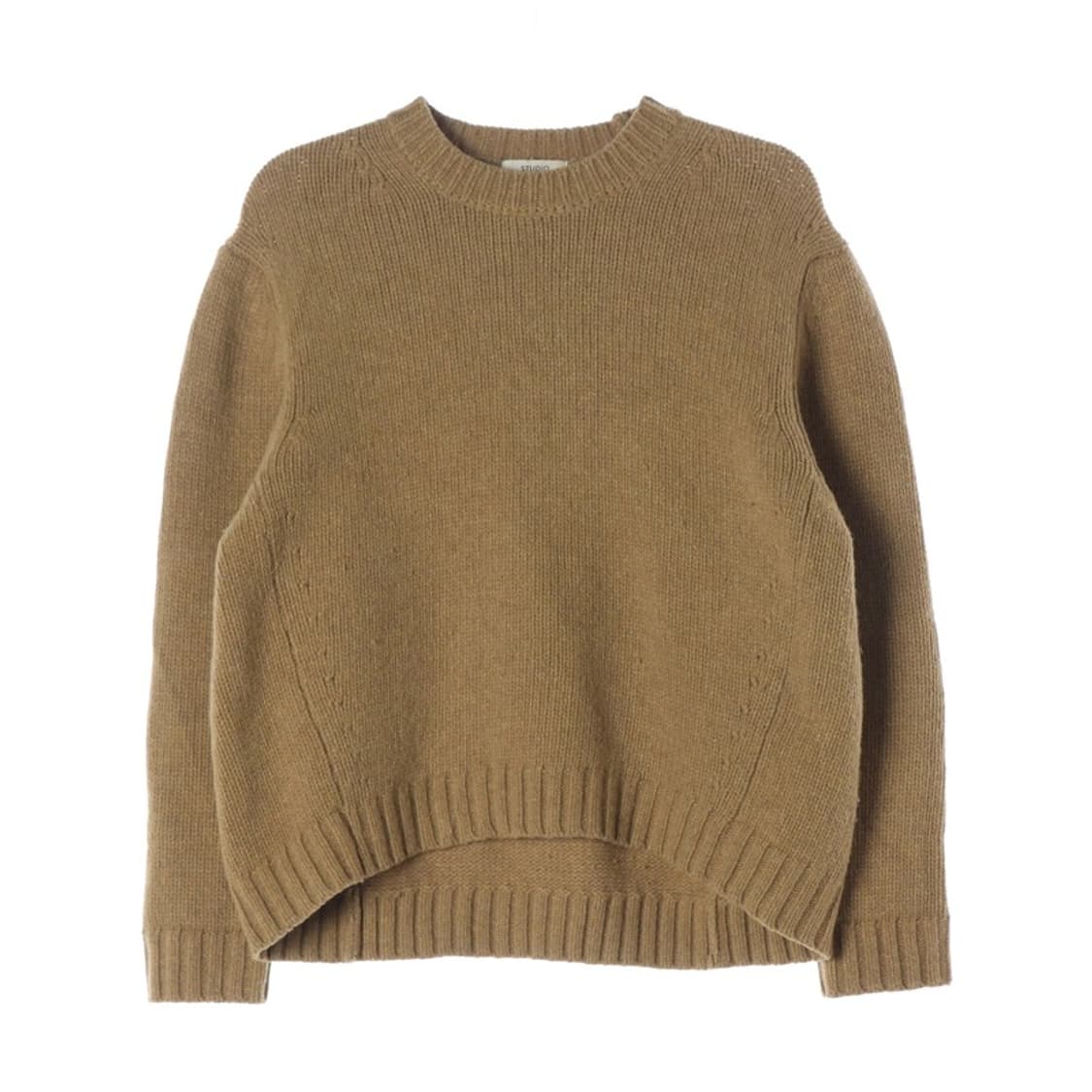 스튜디오 톰보이 울 혼방 루즈핏 라운드 니트 F 상품이미지1