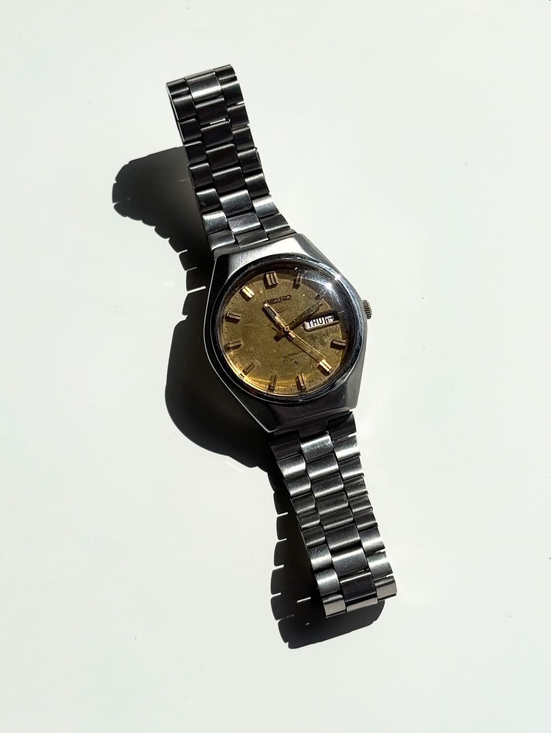70s Seiko5 Automatic Vintage Metal Watch 상품이미지1