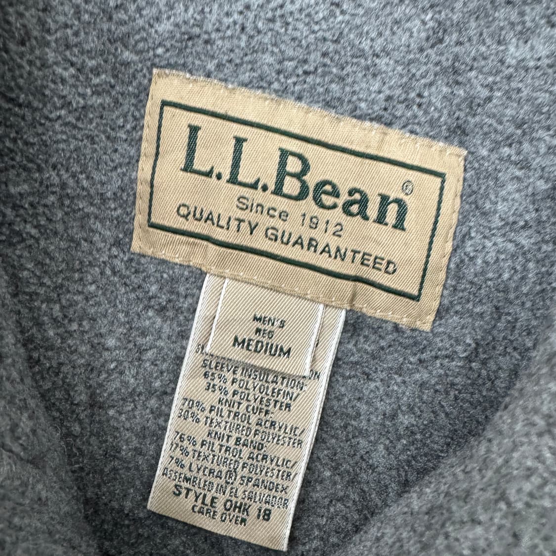 M(105) L.L.Bean 엘엘빈 빈티지 웜업 자켓 상품이미지8