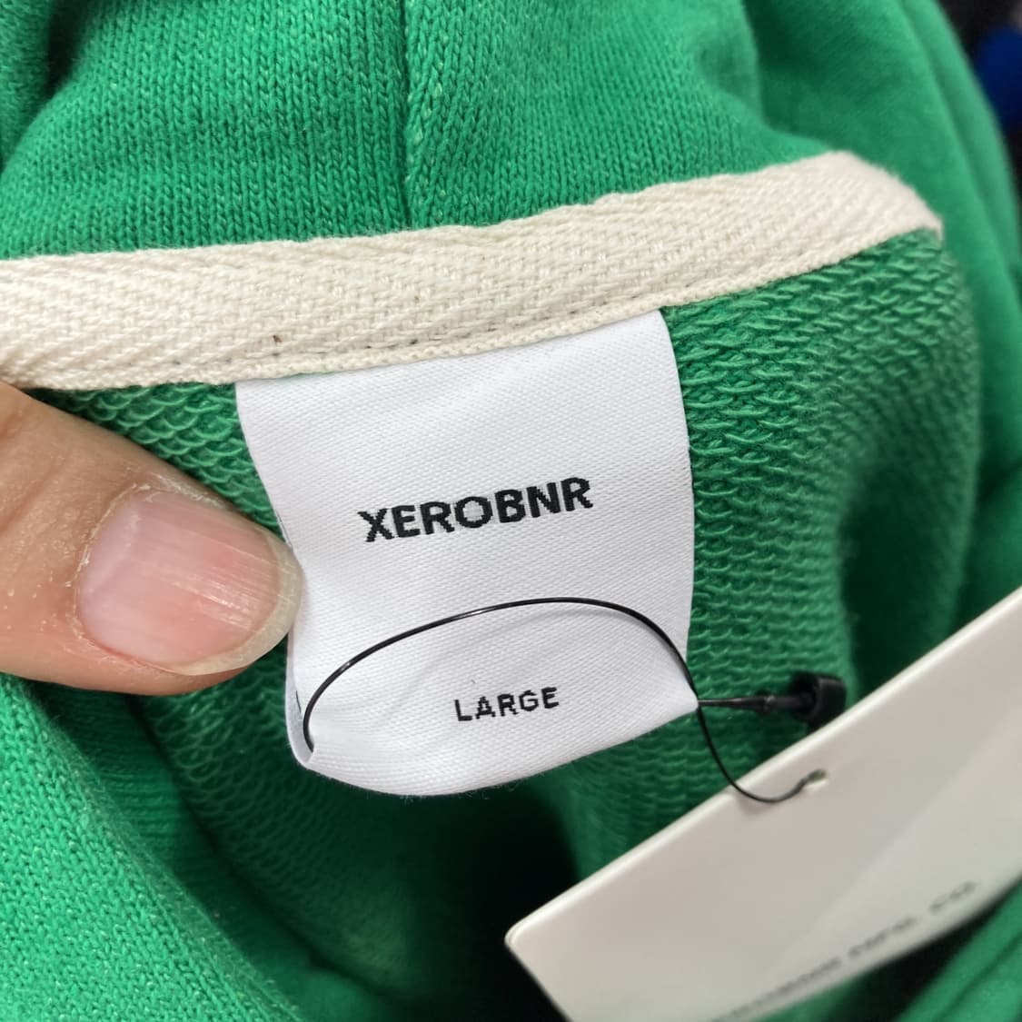 XEROBNR 오버핏 후디 택새상품 L 상품이미지4