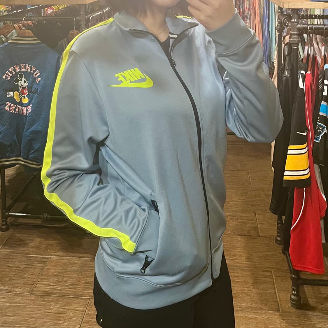 [HI] 나이키 트레이닝 집업 그레이 상품이미지3