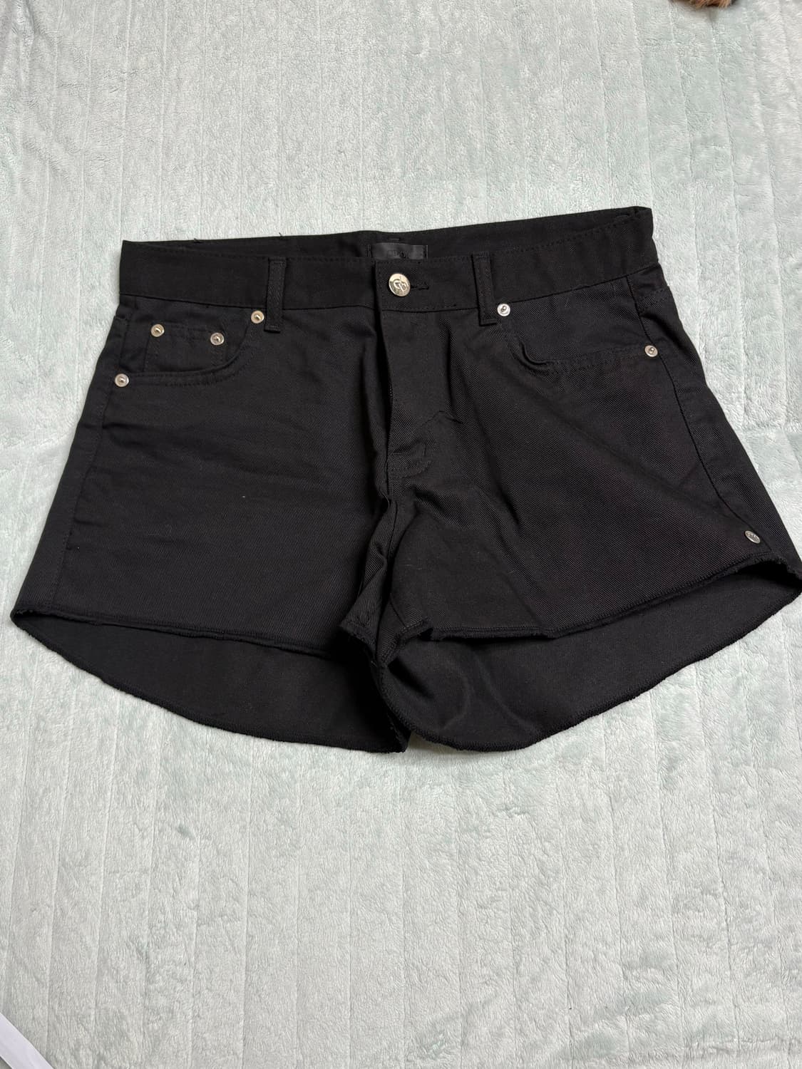 오도어 메이드 코튼 블랙 숏팬츠 상품이미지2