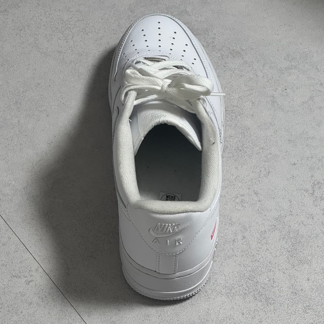 나이키 x 슈프림 에어포스 화이트 9.5 상품이미지2