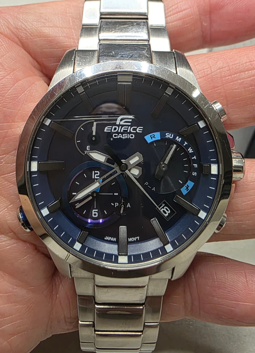 카시오 CASIO 에디피스 메탈시계 EQB-700D 블루투스 시계 상품이미지1