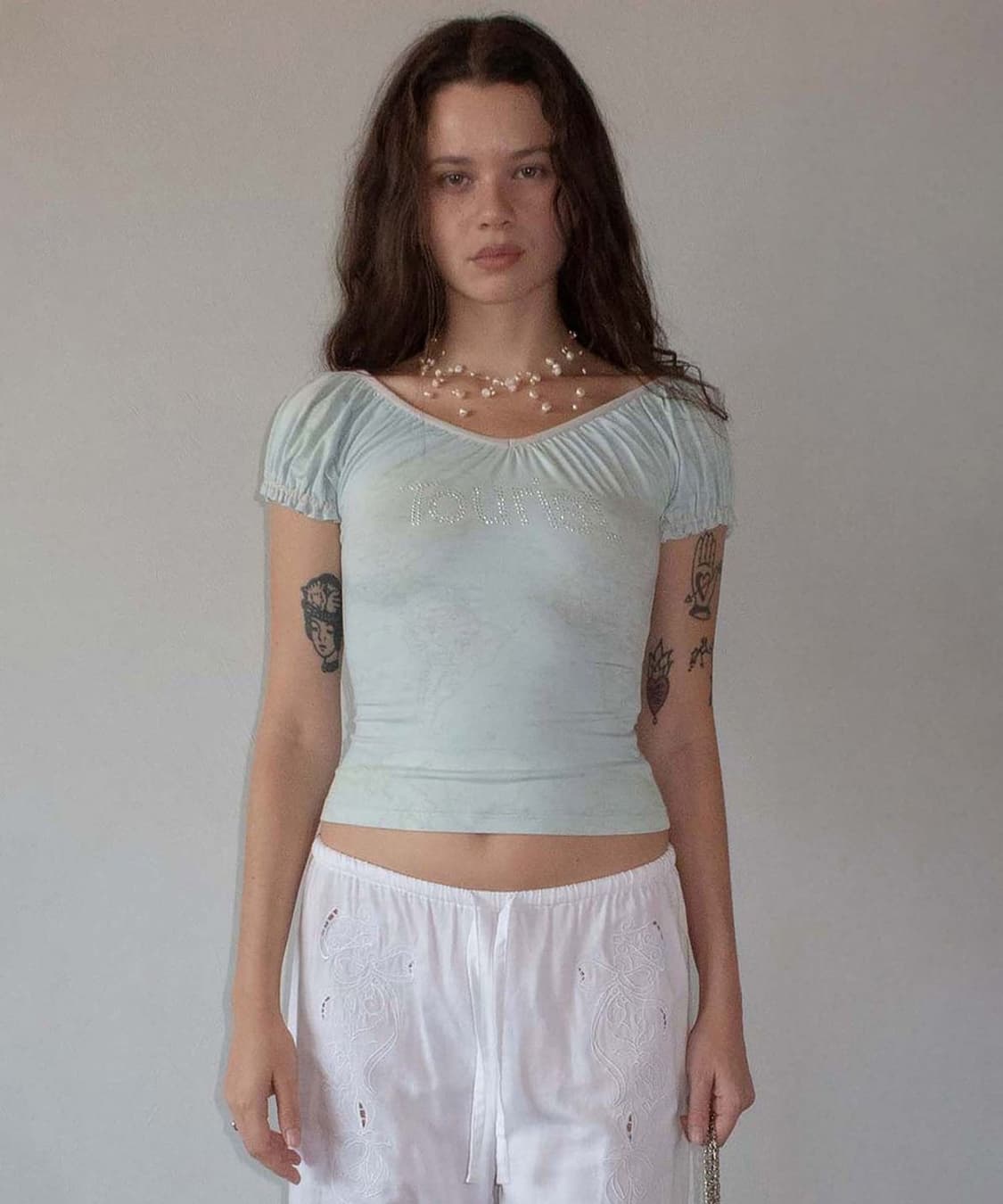 스컬프터 Tourist Scoop Back Tee Baby Blue 상품이미지3