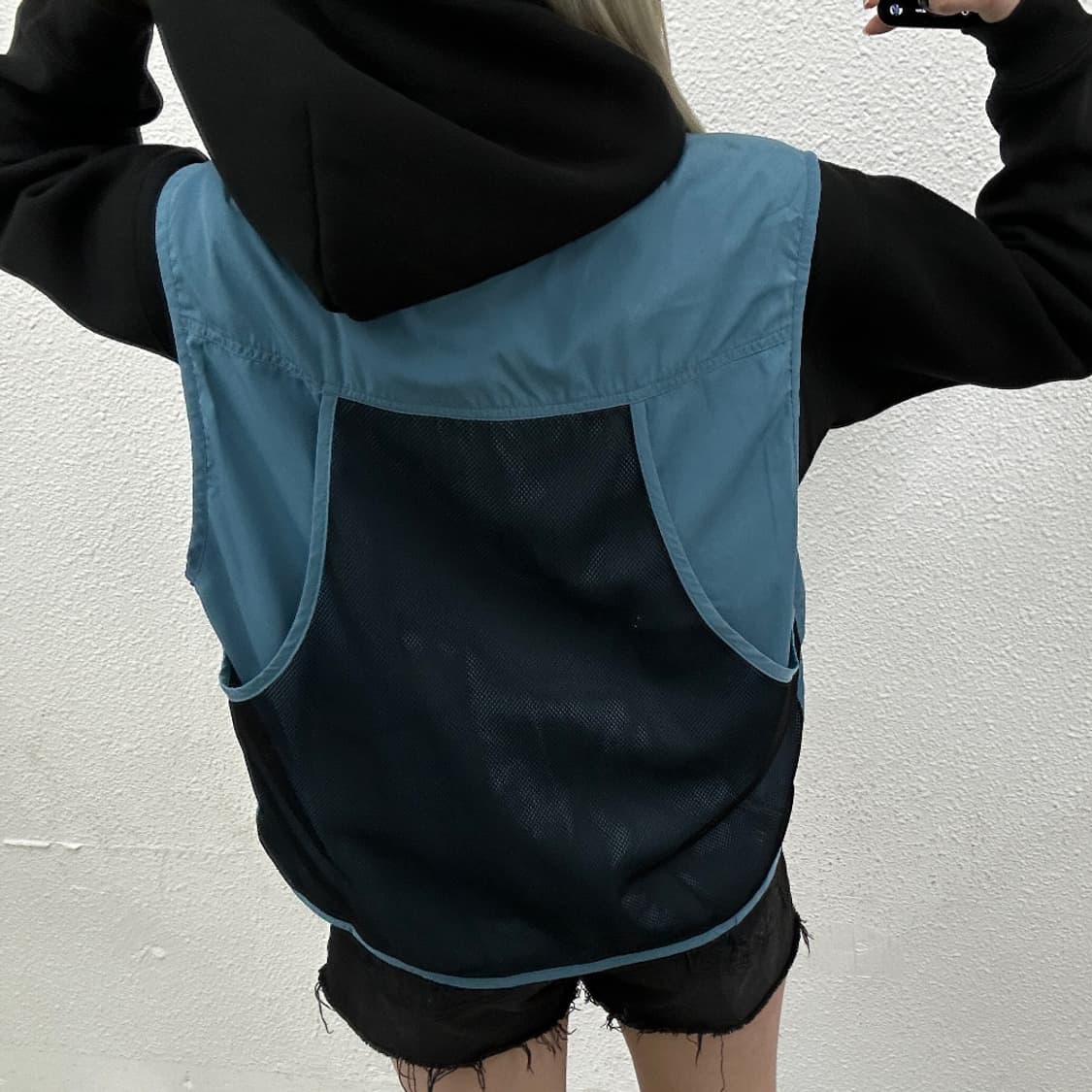 아디다스 멀티포켓 블루 베스트 105 상품이미지2