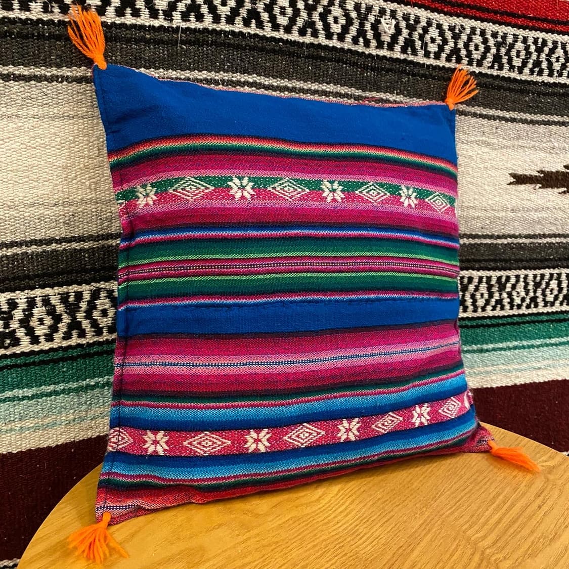 90s USA 빈티지 울니트 쿠션 상품이미지2