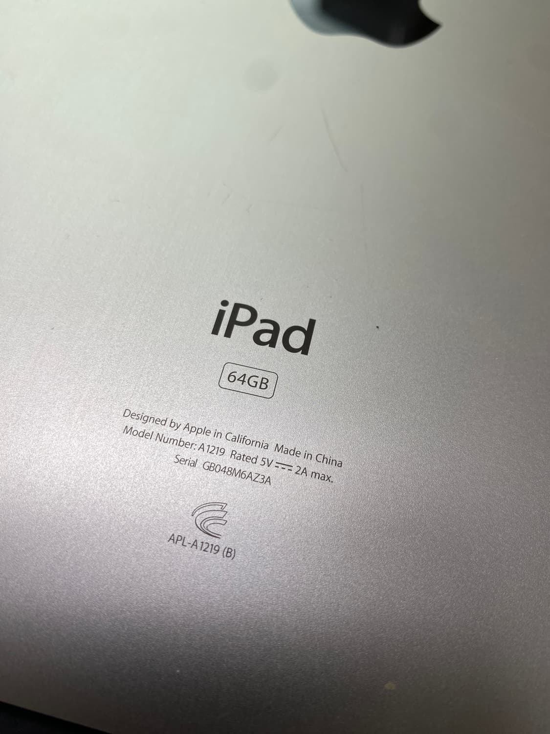  아이패드 첫번째 모델 희귀 아이템  iPad A1219 WiFi 64G 상품이미지6