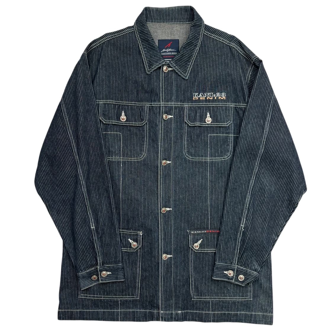 칼카니 올드스쿨 히코리 데님 초어 코트 XL 상품이미지1