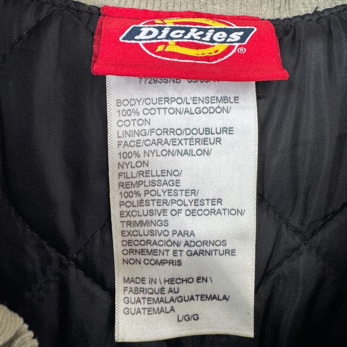 디키즈 OG 퀼팅 코듀로이 카라 초어 워크 데님자켓 상품이미지4