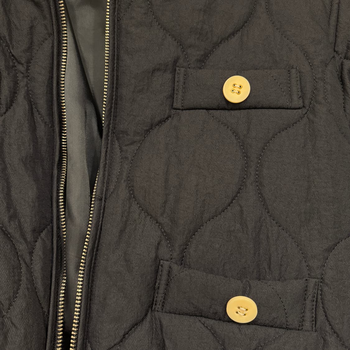 Siyazu 시야쥬 크롭 퀄팅 패딩 자켓 상품이미지3