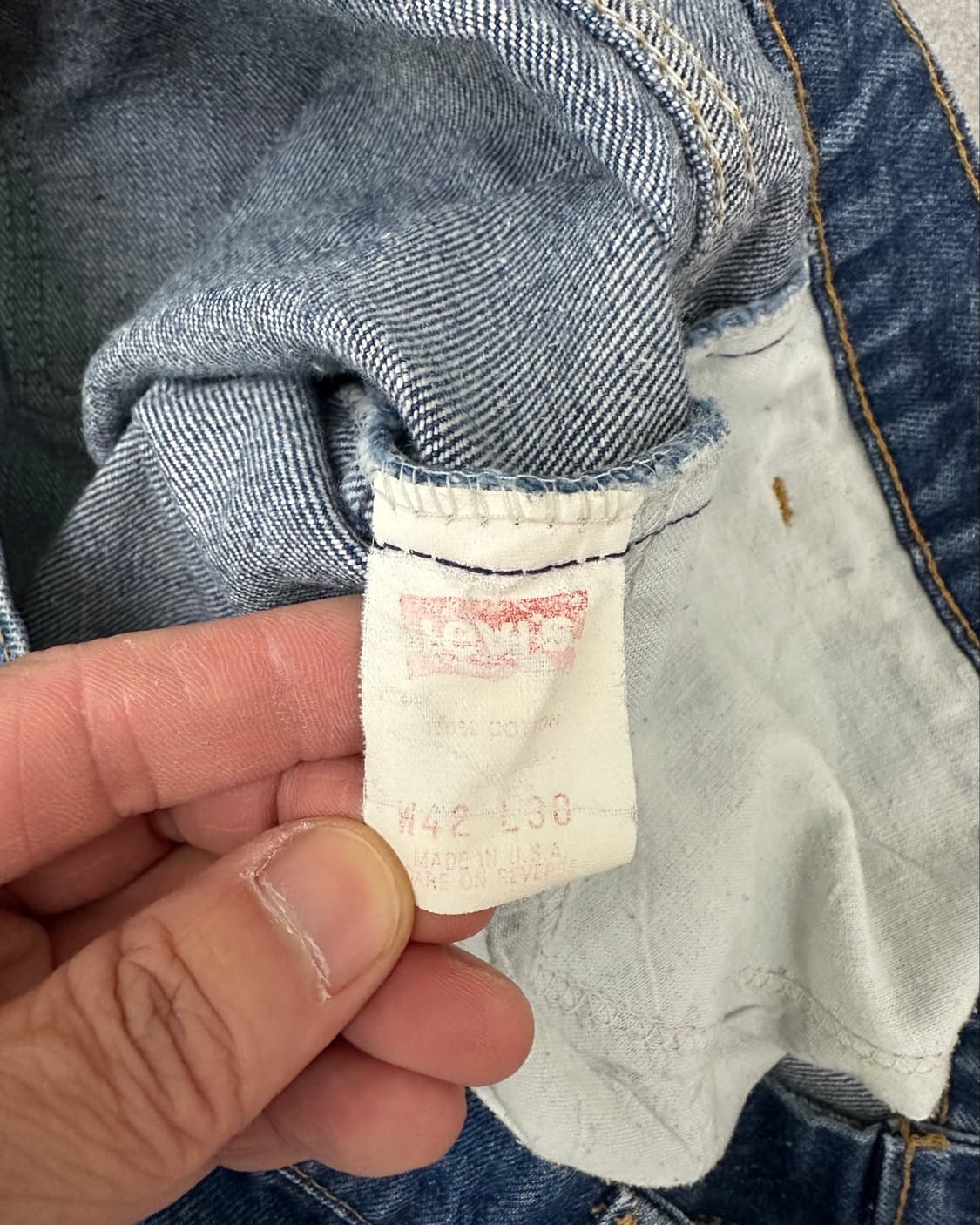 (허단52)90'S 리바이스 505 USA 오렌지탭-M2539 상품이미지5