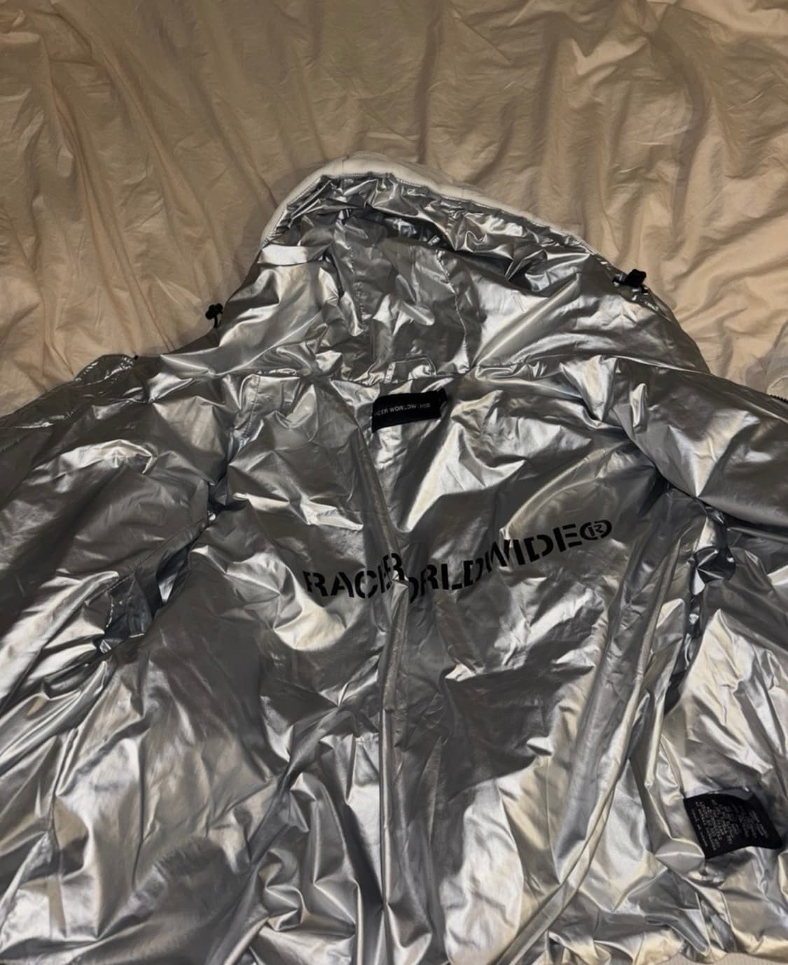 Racer worldwide translucent 패딩 자켓 상품이미지3