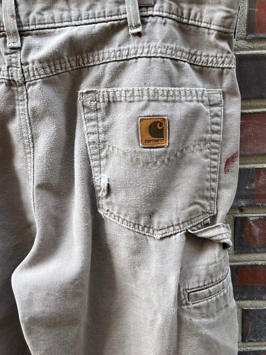 [36] 칼하트 105138 싱글니 카펜터 팬츠 페인트 워크웨어 상품이미지7