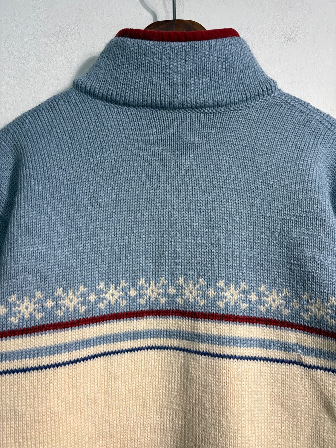 [L] Dale of norway 데일오브노르웨이 반집업 니트 울100% 상품이미지8