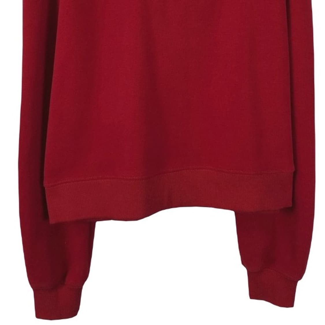 [배드블러드] 오프숄더 오버핏 후드티 버건디 M19899 상품이미지6