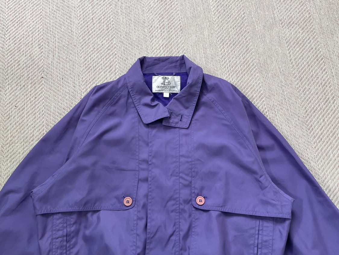 빈티지 해링턴 퍼플 봄버 자켓  상품이미지3