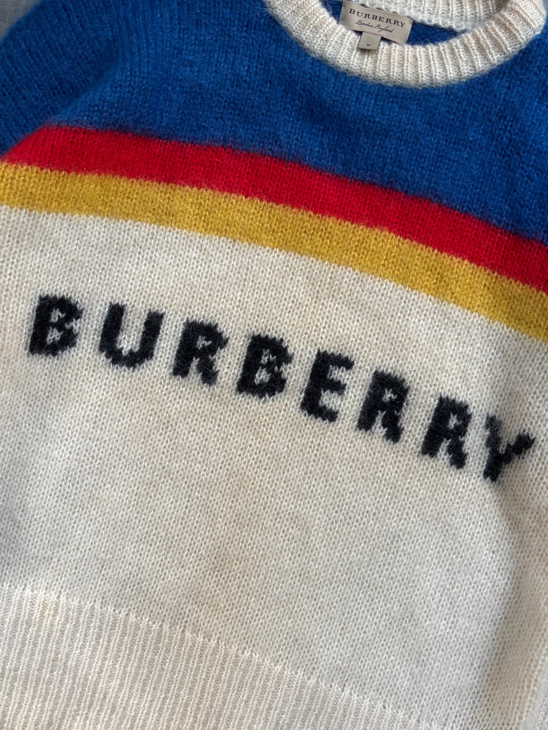 Burberry 버버리 런던 빅로고 모헤어 니트 상품이미지5