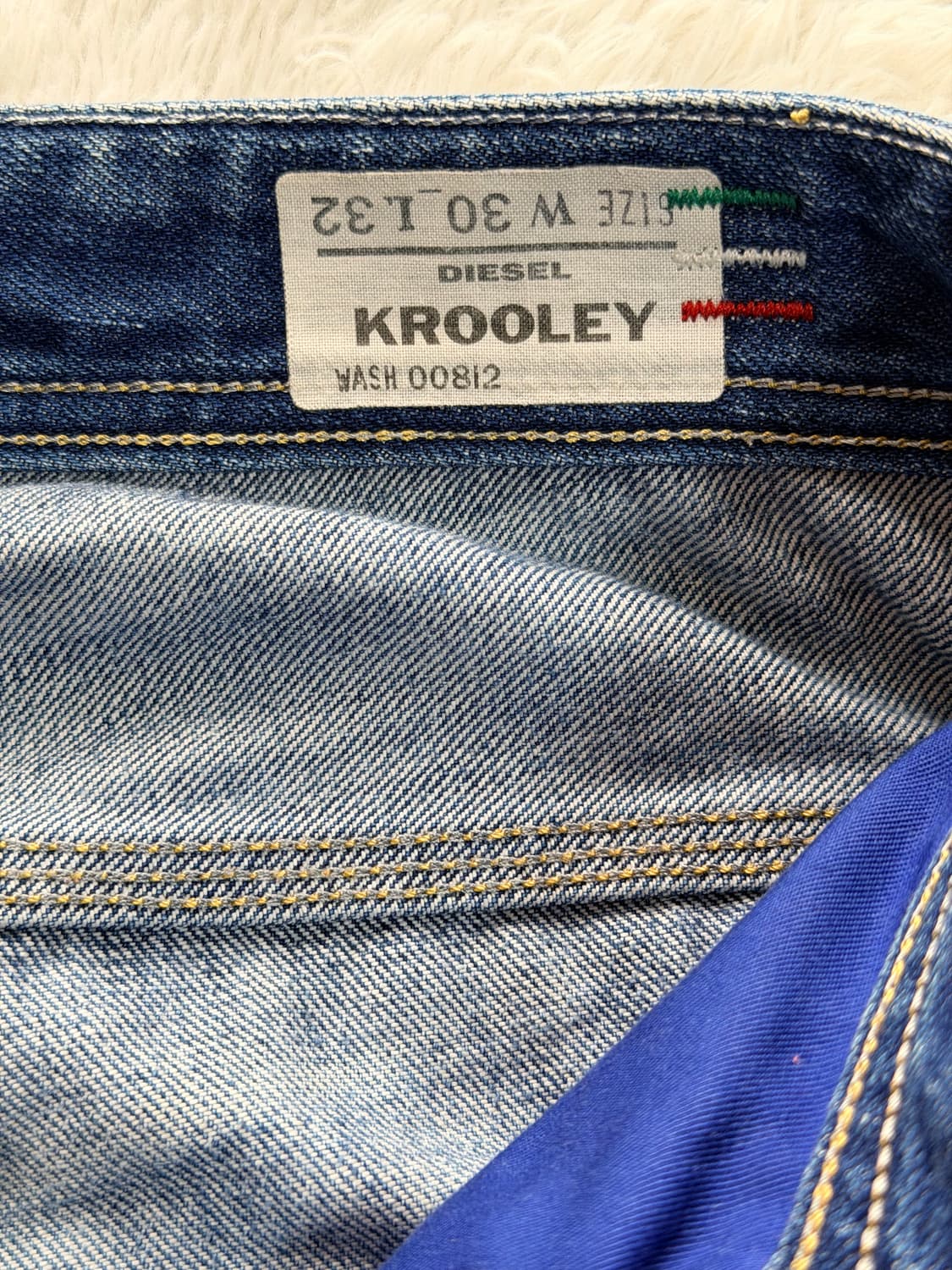 디젤 KROOLEY 워싱 데님 청바지 W30 상품이미지5