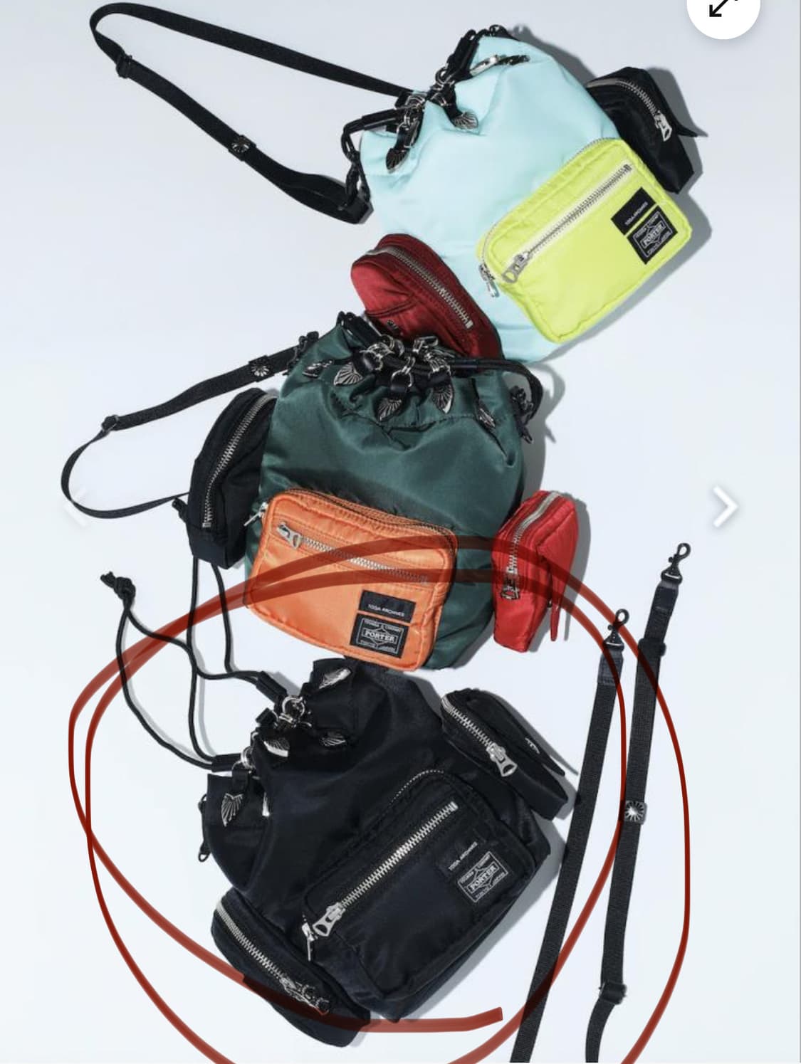 토가 x 포터 콜라보 복조리백 블랙 상품이미지1