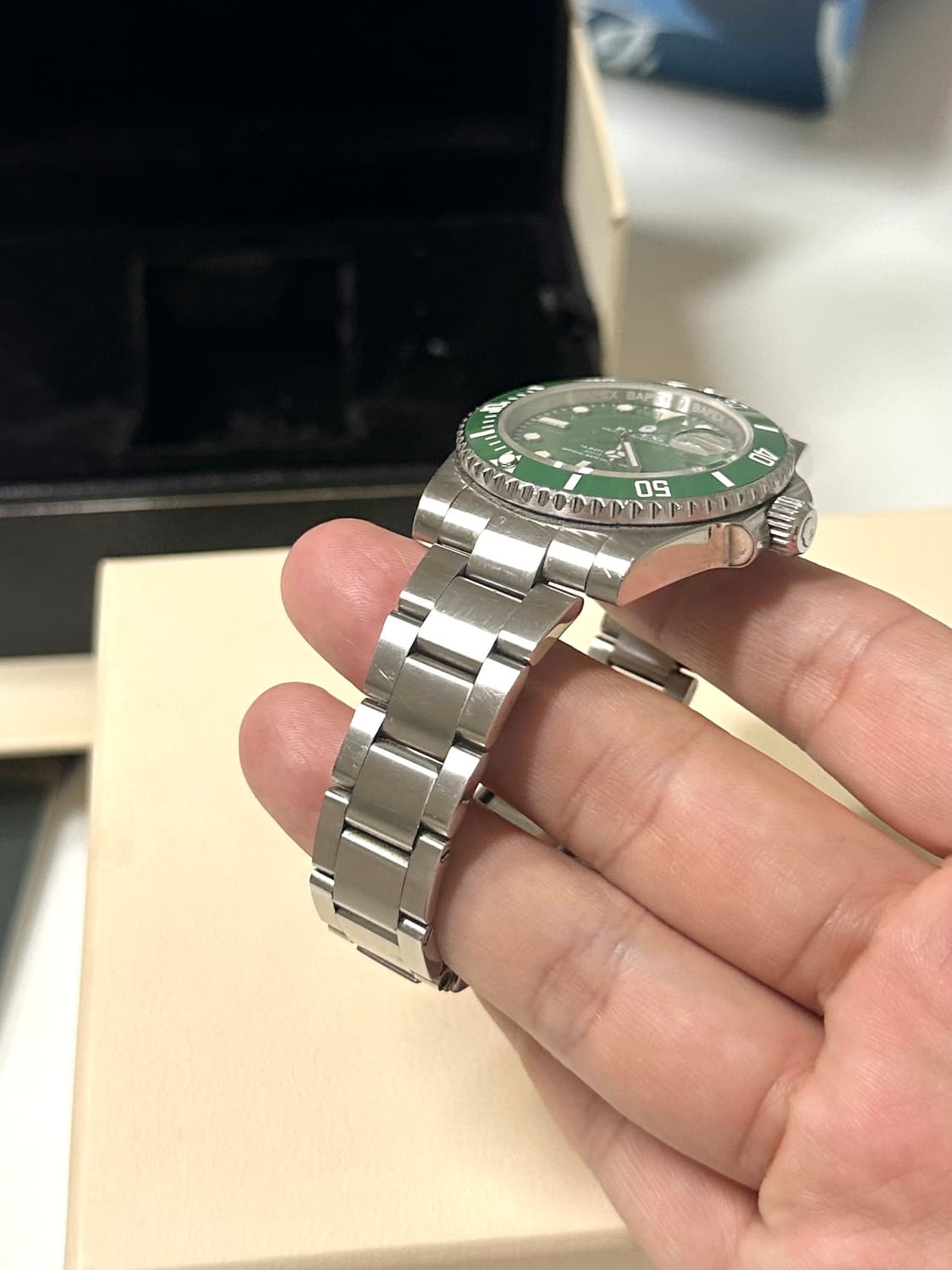 베이펙스(BAPEX)서브마리너 헐크 중고 상품이미지9