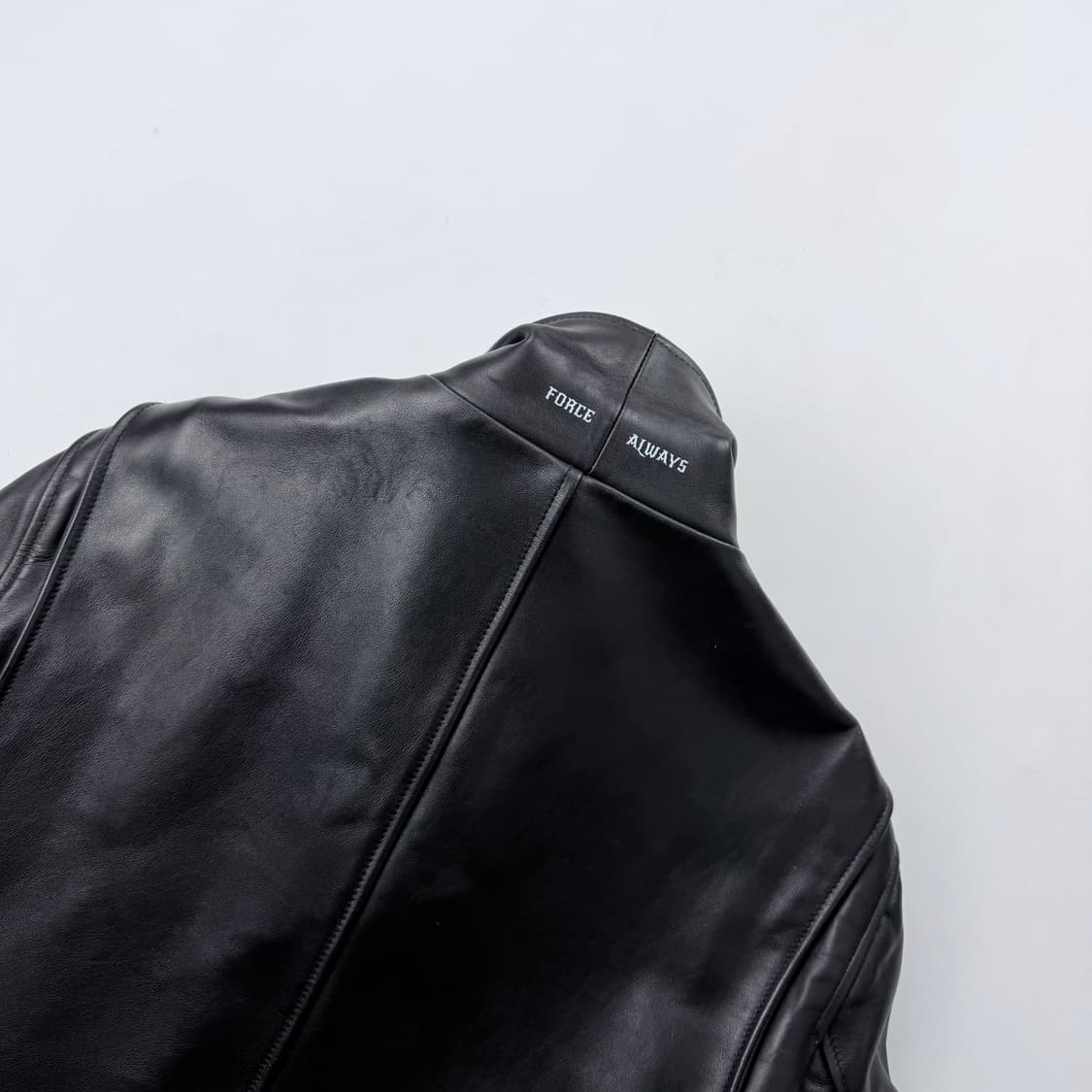 토니웩 카우하이드 레더 바이커 자켓 상품이미지10