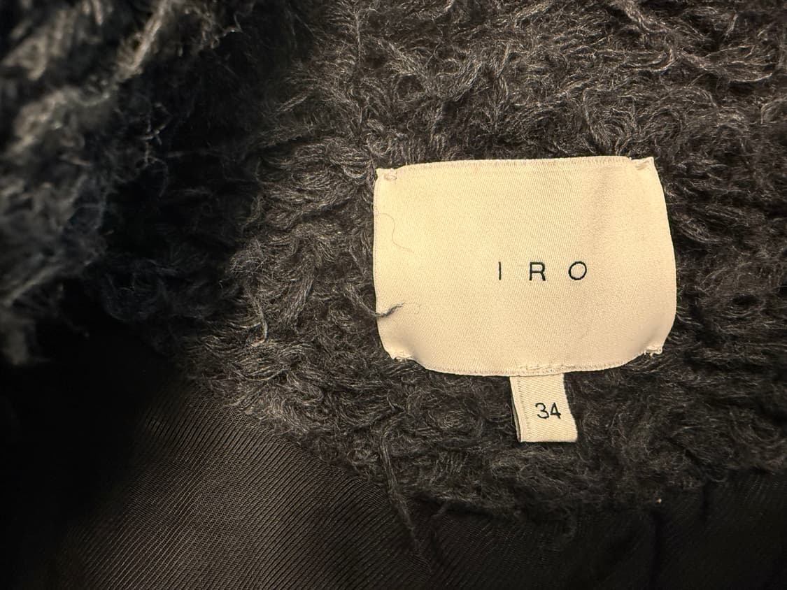 IRO 이로 부클레 퍼 코트 M 정품 상품이미지6