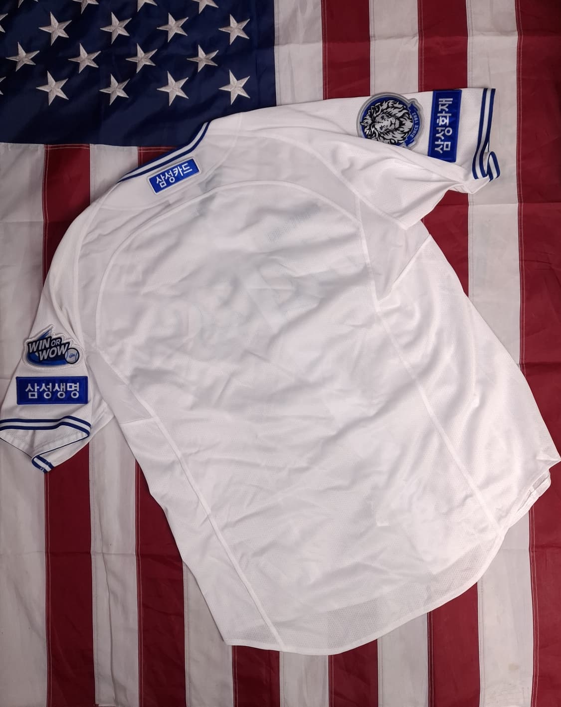 택새제품 오리지날 삼성라이온즈 프로페셔널 홈 유니폼 상품이미지10