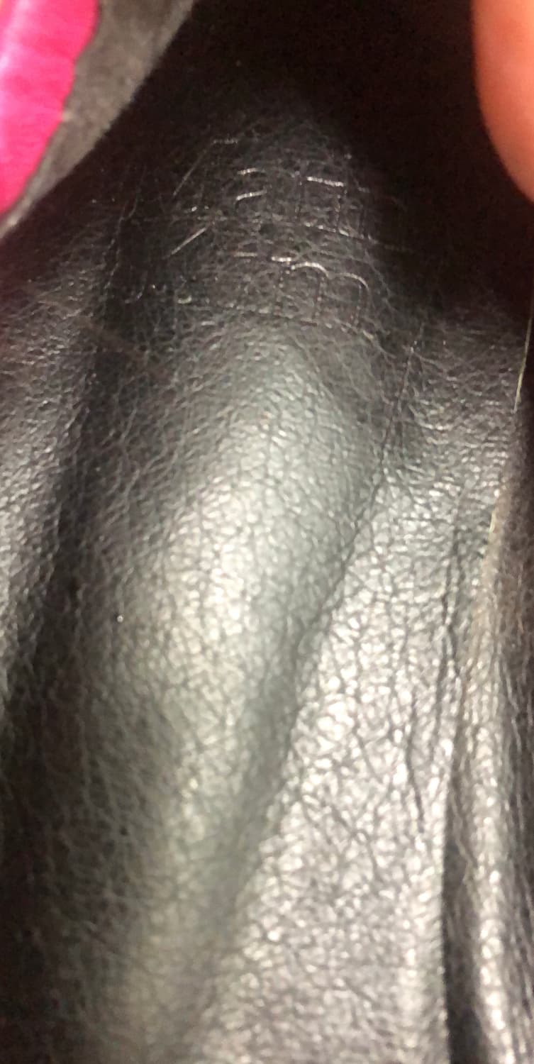 마뗑킴 초레어 핫핑크 소가죽 게더플랫 235 상품이미지6