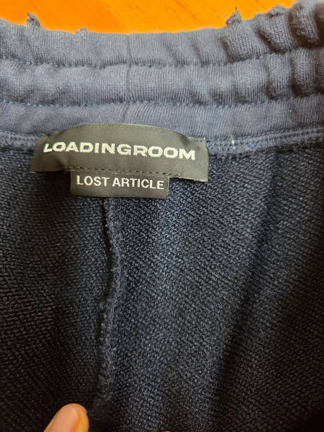 Loadingroom 빈티지 워싱 네이비 트레이닝 조거 팬츠 상품이미지4