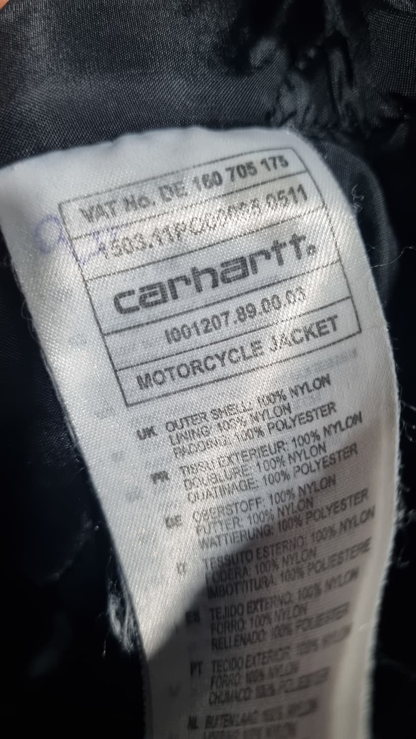 칼하트 코듀라 모터사이클 후드자켓 95적당(가슴단면52)표기s 상품이미지4