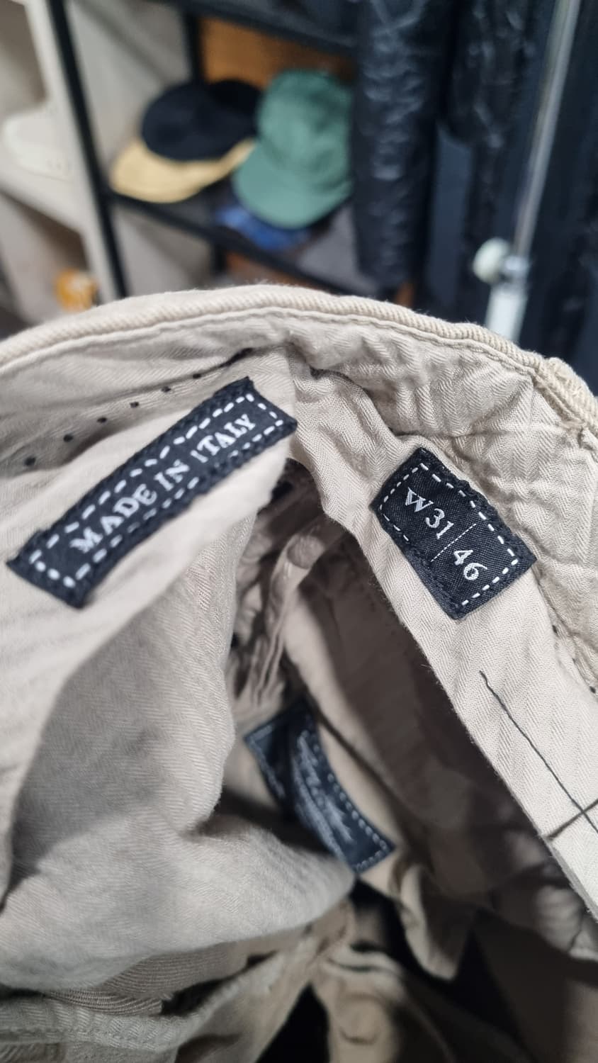 체사레아톨리니 옴므 ITALY 코튼팬츠 국내30(허리반품38,기장111) 상품이미지5