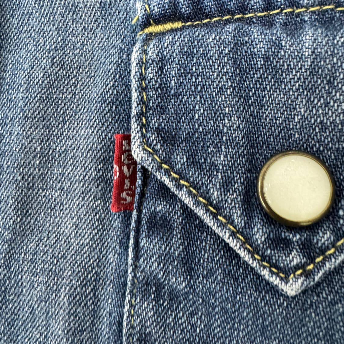 M 리바이스 데님 웨스턴 남방 셔츠  상품이미지4