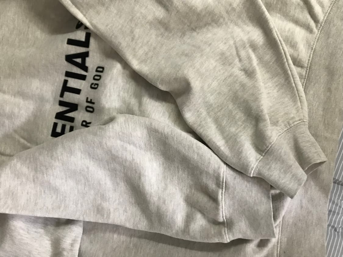 에센셜 후드티 오트밀 M 상품이미지2