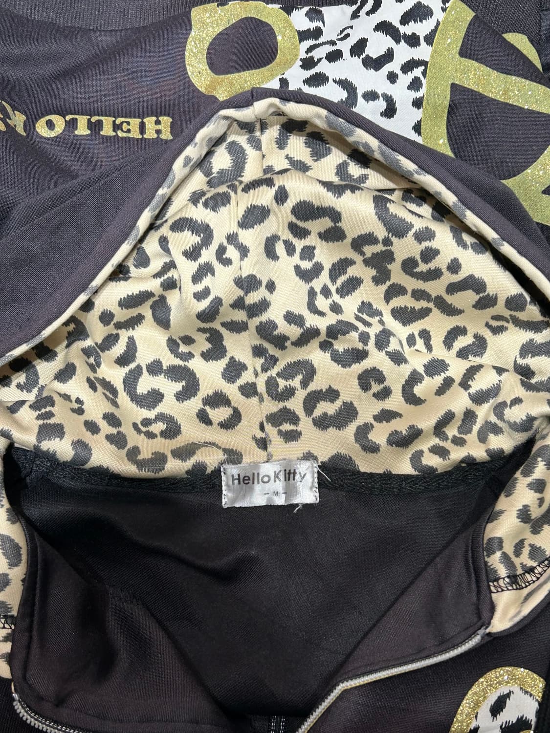hello kitty hooded zip up 헬로키티 호피 후드집업 상품이미지3
